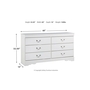 Anarasia Dresser by Ashley - B129-31