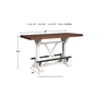 D546-13 - Valebeck Counter Height Dining Room Table by Ashley