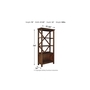 H675-17 - Baldridge 75 in. Bookcase by Ashley