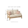 P801-835 - Clare View Loveseat with Cushion by Ashley