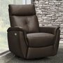 Power reclining swivel rocker chair by Bugatti