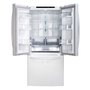 LG 30-Inch, 21.8 Cu.Ft. Freestanding French 3-Door Refrigerator With Smartdiagnosis™ Technology - LRFNS2200W