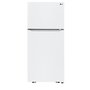 LG 30-Inch, 20.2 Cu.Ft. Freestanding Top Freezer Refrigerator With Smart Diagnosis™ - LTCS20020W