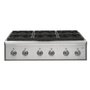 Café 36-Inch Built-In Gas Rangetop With 6 Burners - CGU366P2TS1