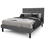 Heaven Complete Upholstered Bed King Size 78 in. by Beaudoin