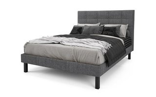 Heaven Complete Upholstered Bed Queen Size 60 in. by Beaudoin