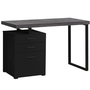 Computer Desk Black Grey Top left/right facing - 7411