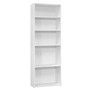Bookcase White with 5 shelves - 7470