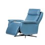 Power Reclining and Swivel Leather Armchair by Elran