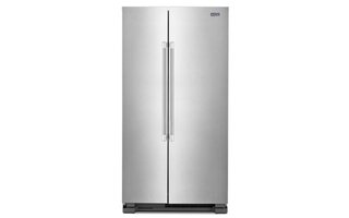 Maytag 36-Inch, 25 Cu.Ft. Freestanding Side-By-Side Refrigerator With Brighseries™ Led Lighting - MSS25N4MKZ