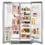 Maytag 36-Inch, 25 Cu.Ft. Freestanding Side-By-Side Refrigerator With External Water And Ice Dispensing System - MSS25C4MGZ