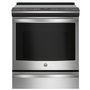 GE Profile 30-Inch Slide-In Electric Induction Range With True European Convection Technology - PCHS920YMFS