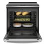 GE Profile 30-Inch Slide-In Electric Induction Range With True European Convection Technology - PCHS920YMFS