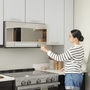 Haier 30 in. 1.6 cu. ft. Smart Over-the-Range Microwave with Built-In Wifi - QVM7167RNCSS