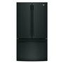 GE 36-Inch, 27 Cu.Ft. Freestanding French 3-Door Refrigerator With Internal Water Dispenser - GNE27JGMBB