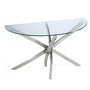 Demilune sofa table