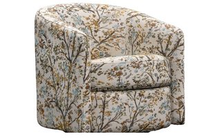 Fabric Swivel Rocking Chair by Elran
