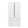 GE 33-Inch, 18.6 Cu. Ft. Counter-Depth French-Door Refrigerator With Ice Maker - GWE19JGLWW