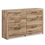 Hyanna 6 Drawer Double Dresser by Signature Design Ashley