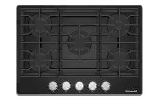 KitchenAid 36-Inch Built-In Gas Cooktop With 5 Burners - KCGG536PBL