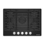 KitchenAid 36-Inch Built-In Gas Cooktop With 5 Burners - KCGG536PBL