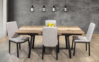 5-pc extendable Dining table Lewis by Amisco