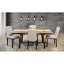 5-pc extendable Dining table Lewis by Amisco
