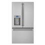 Café 36-Inch, 22.2 Cu.Ft. Counter-Depth French 3-Door Refrigerator With Hot Water Dispenser - CYE22TP2MS1