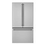 Café 36-Inch, 23.1 Cu.Ft. Counter-Depth French 3-Door Refrigerator With Wifi Connect - CWE23SP2MS1
