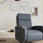 Power Reclining and Swivel Fabric Armchair by Elran
