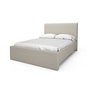 Jane Complete Upholstered Double size Bed 54 in. by Beaudoin