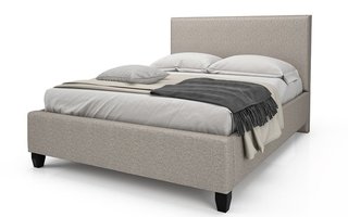 Jane Complete Upholstered Single Bed 39 in. by Beaudoin