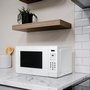 Danby 20-Inch, 1.1 Cu.T. Countertop Microwave Oven With 6 Convenient Auto Cook Options - DBMW1121BWW