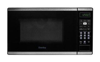 Danby 17-Inch, 0.7 Cu.Ft. Countertop Microwave Oven With 6 Auto Cook Options - DBMW0722BBS