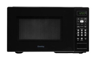 Danby 17-Inch, 0.7 Cu.Ft. Countertop Microwave Oven With 6 Auto Cook Options - DBMW0721BBB