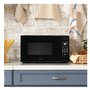 Danby 17-Inch, 0.7 Cu.Ft. Countertop Microwave Oven With 6 Auto Cook Options - DBMW0721BBB