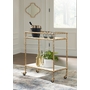Plattfield Bar Cart by Ashley