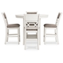 Erinberg Counter Height Dining Table and 4 Barstools (Set of 5) by Ashley