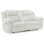 Frohn Reclining Loveseat with Console by Ashley
