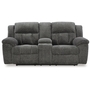 Frohn Reclining Loveseat with Console by Ashley