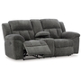Frohn Reclining Loveseat with Console by Ashley