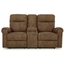 Edenwold Reclining Loveseat with Console by Ashley
