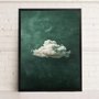 Emerald Dream Artwork on Stretched Canvas by Oleka