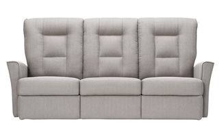 Lydia Fabric Reclining Sofa by Elran