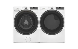 Whirlpool Front Load Laundry Pair High-Efficiency Washer and Dryer Set - WFW5720RW-YWED5720RW