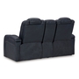 Fyne-Dyme Power Reclining Loveseat with Console by Ashley