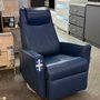 Via motorized leather armchair