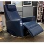 Via motorized leather armchair