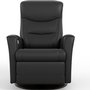 Power Rocking and Swivel Reclining Armchair in leather by Fjords-Small