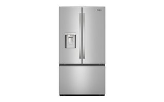 Whirlpool 36-Inch, 30 Cu. Ft. Freestanding French 3-Door Refrigerator With External Water And Ice Dispensing System - WRFF3536SZ